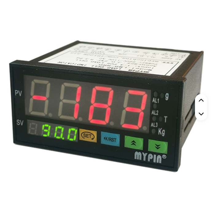 LM8-RRD 4 Digital Loadcell Indicator,Weighing Packing Machine Indicator ,2 Relays Alarm Weighing Controller  #N9 M489603